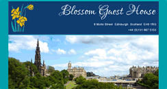 Desktop Screenshot of blossomguesthouseedinburgh.co.uk